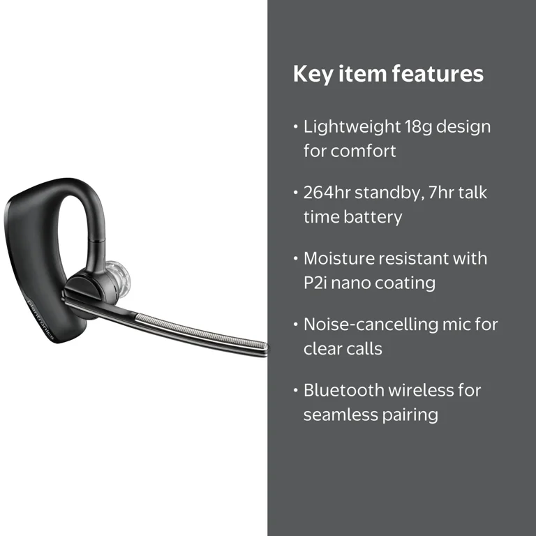Plantronics Voyager Legend Wireless Earpiece Bluetooth Headset