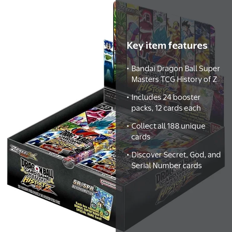 Bandai Dragon Ball Super Masters TCG History of Z Booster Box (24