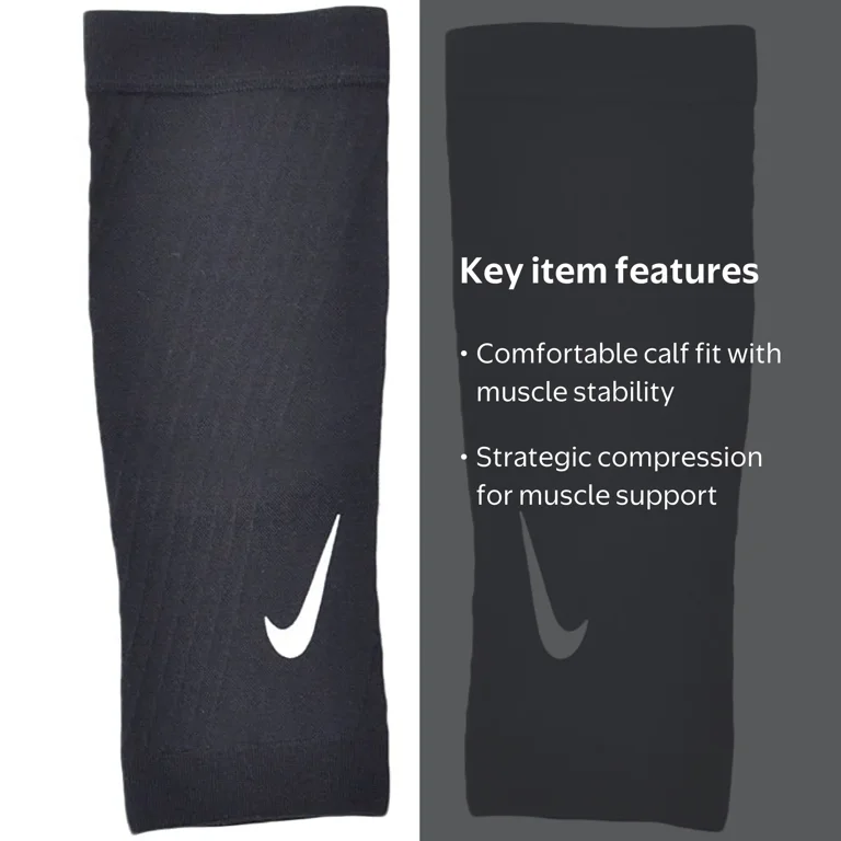 Nike Zoned Support Calf Sleeves - Walmart.com