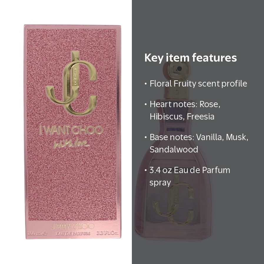 Jimmy Choo Ladies I Want Choo With Love EDP Spray 3.4 oz
