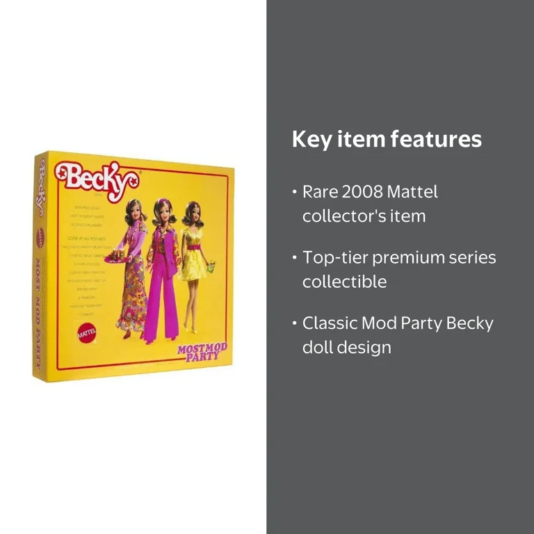 Barbie Most Mod Party Becky Doll Limited Edition Gold Label 2008