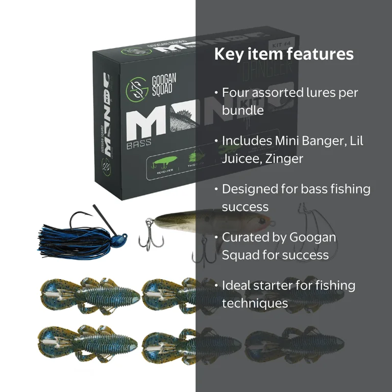 bass fishing lure starter kit Making with Tackle Box and built for fresh + saltwater Mystery Tackle Box Bass Regular