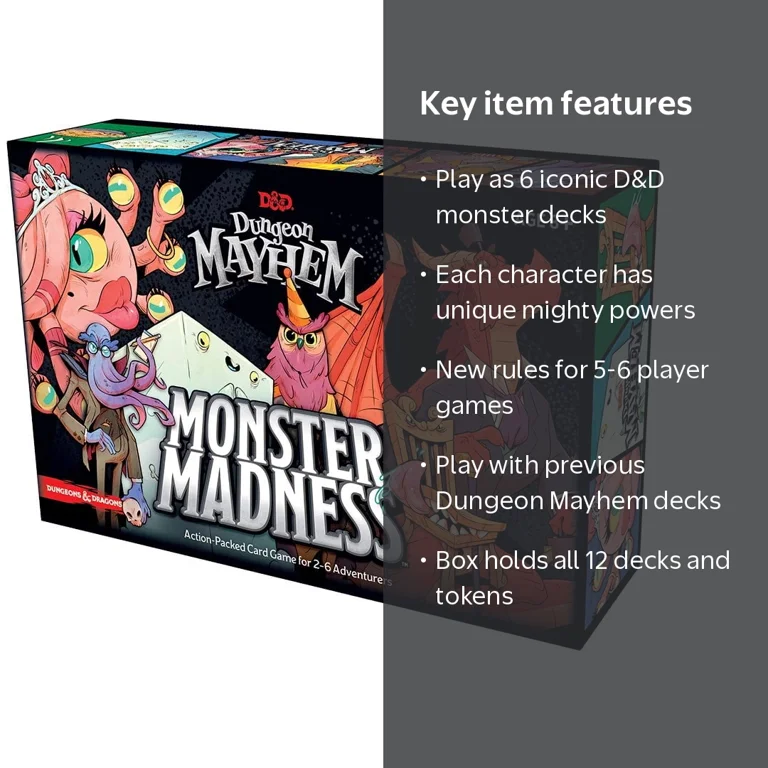 Dungeon Mayhem: Monster Madness Card Game - Walmart.com