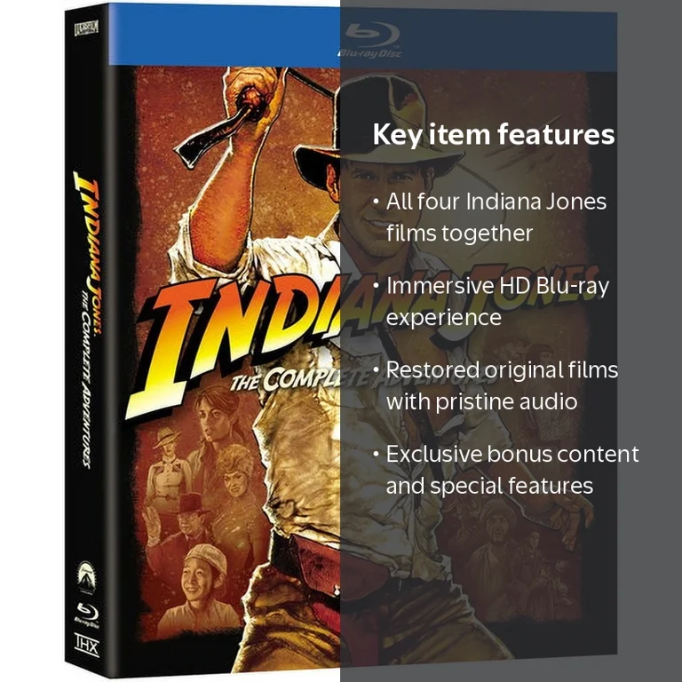 Indiana Jones: The Complete Adventures [Blu-ray] - Walmart.com