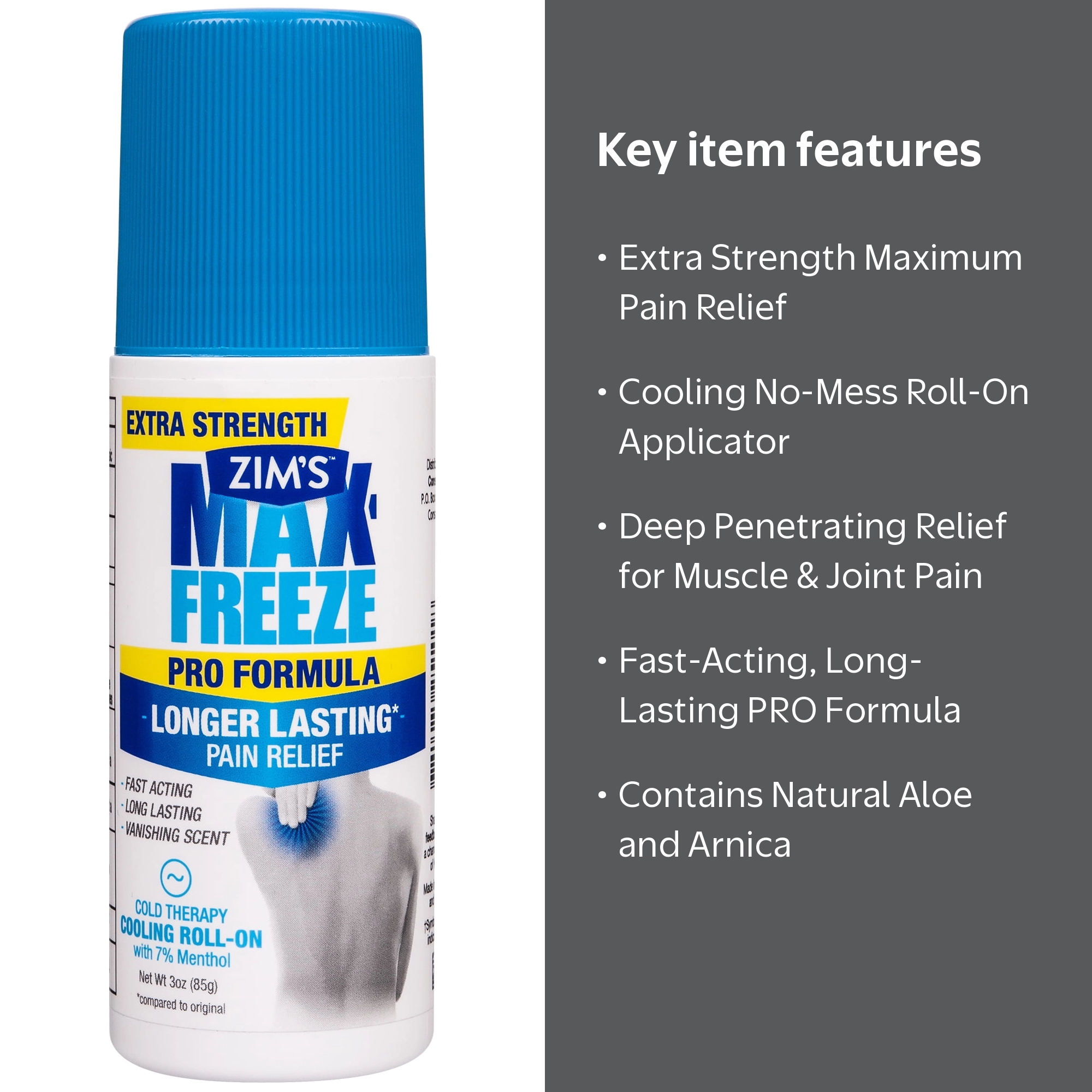 Zim's Max-Freeze PRO Extra Strength Pain Relief Cooling Roll-on 3