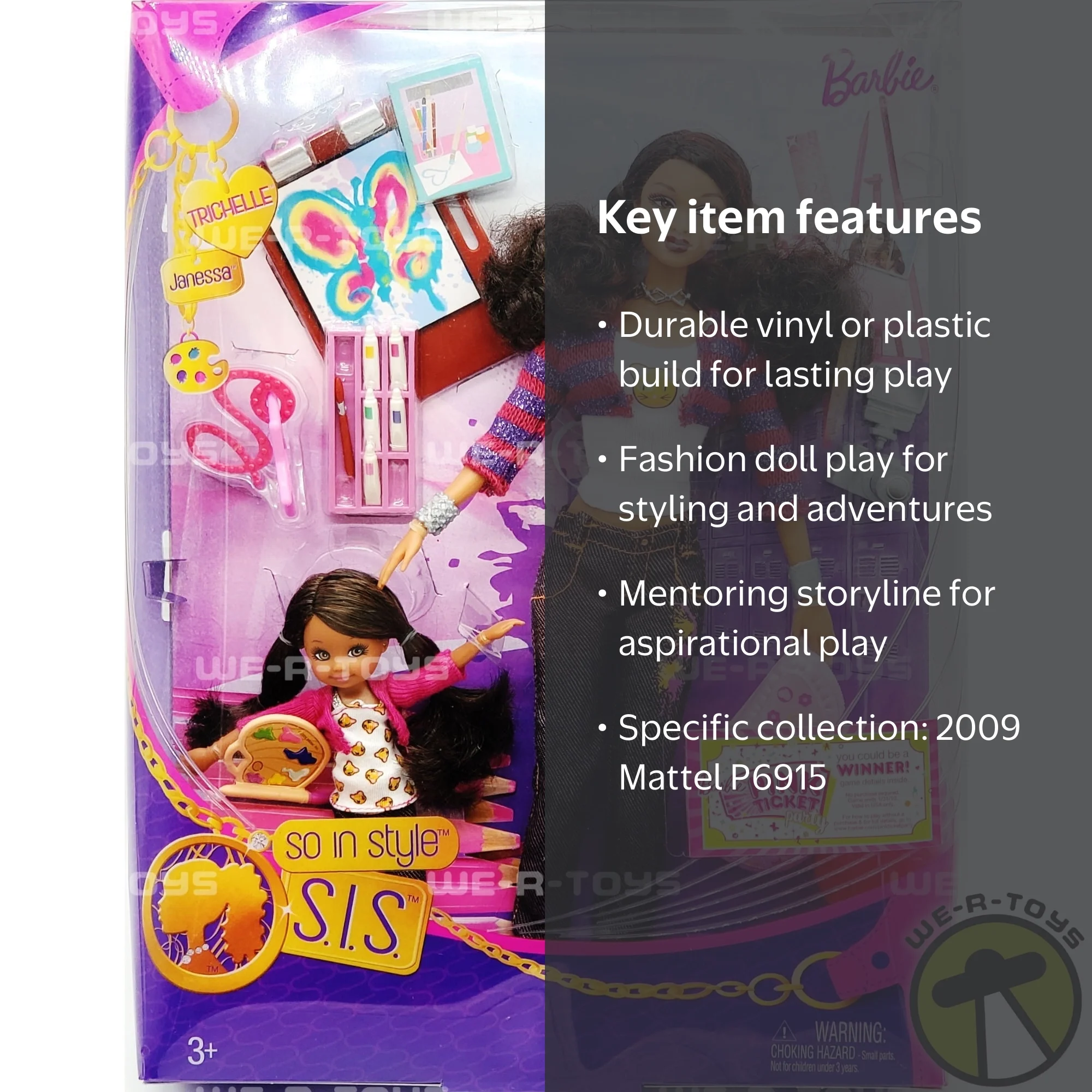 Barbie So In Style SIS Trichelle and Janessa Dolls 2009 Mattel