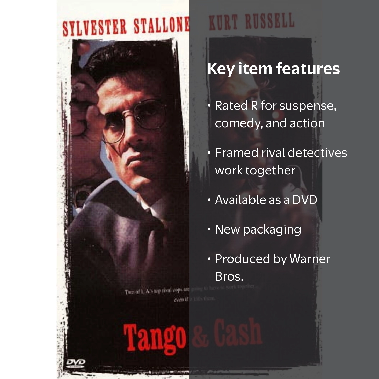 Warner Home Video: Tango & Cash (1989) - Sylvester Stallone, Kurt Warner Home Video: Tango & Cash (1989) - Sylvester Stallone, Kurt