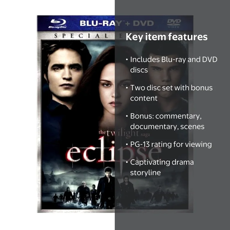 The Twilight Saga: Eclipse (Blu-ray + DVD), Summit Inc/Lionsgate