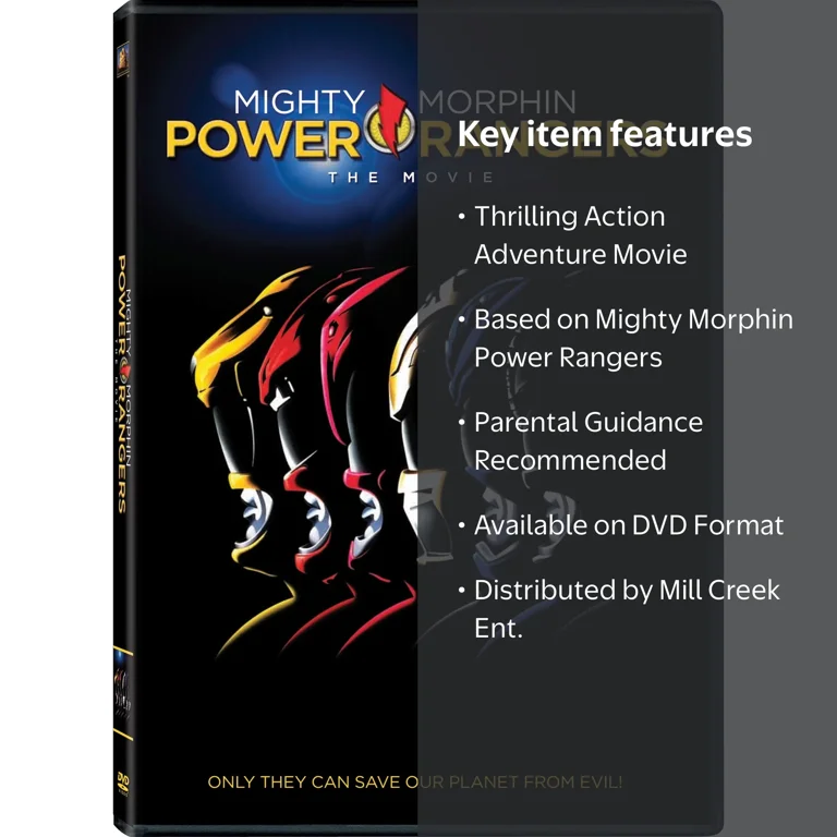 Mighty Morphin Power Rangers: The Movie (DVD) Action & Adventure