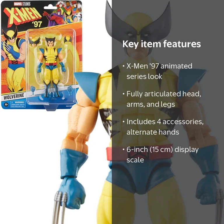 Marvel Legends Series: Wolverine X-Men '97 Action Figure Toy for