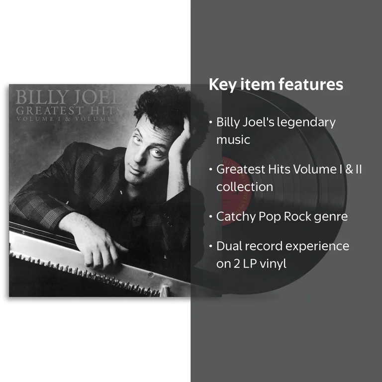 Billy Joel - Greatest Hits Volume I & II - 2LP Vinyl - Walmart.com