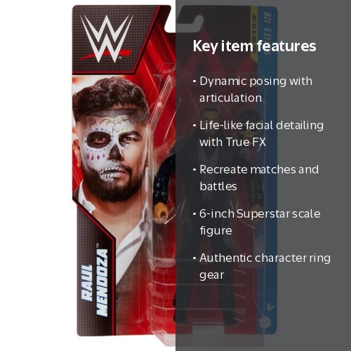 WWE Wrestling Series 128 Raul Mendoza Action Figure (Chase No Face