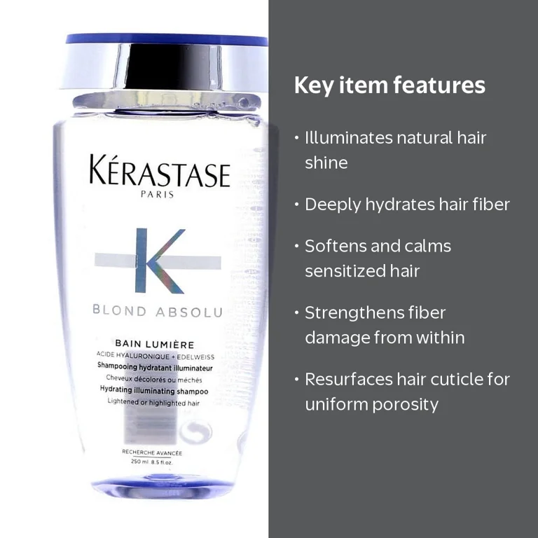 K√©rastase Blond Absolu Bain Lumiere Illuminating Shampoo, 8.5 oz