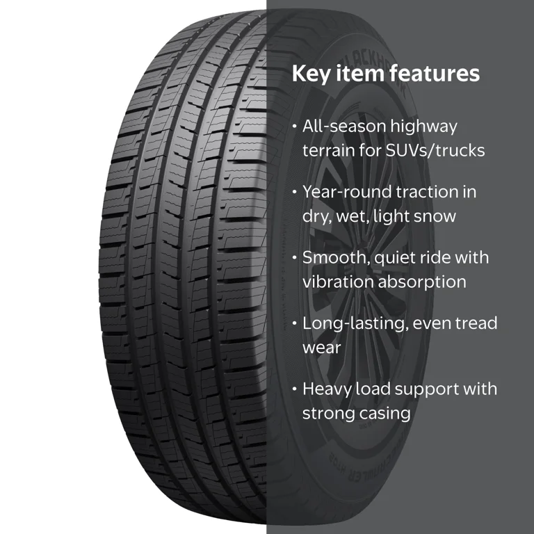 Blackhawk, Light Truck Tire, 265/65R18, All Terrain All Season