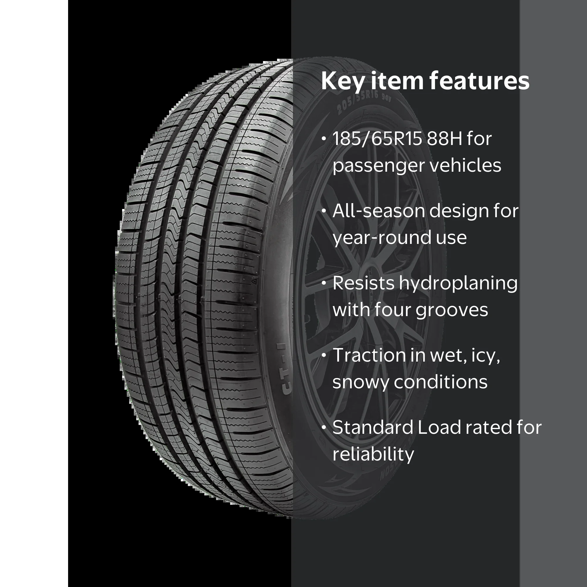 Crossmax Touring 185/65R15 88H CT-1 All-Season, High Mileage, Fuel