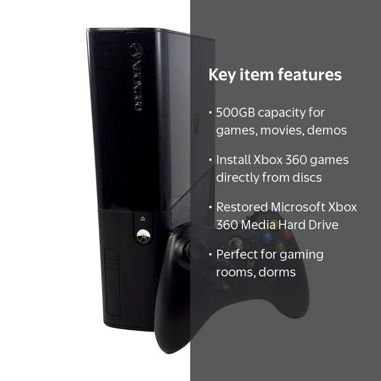 Restored Microsoft Xbox 360 500GB Media Hard Drive, 6FM-00001