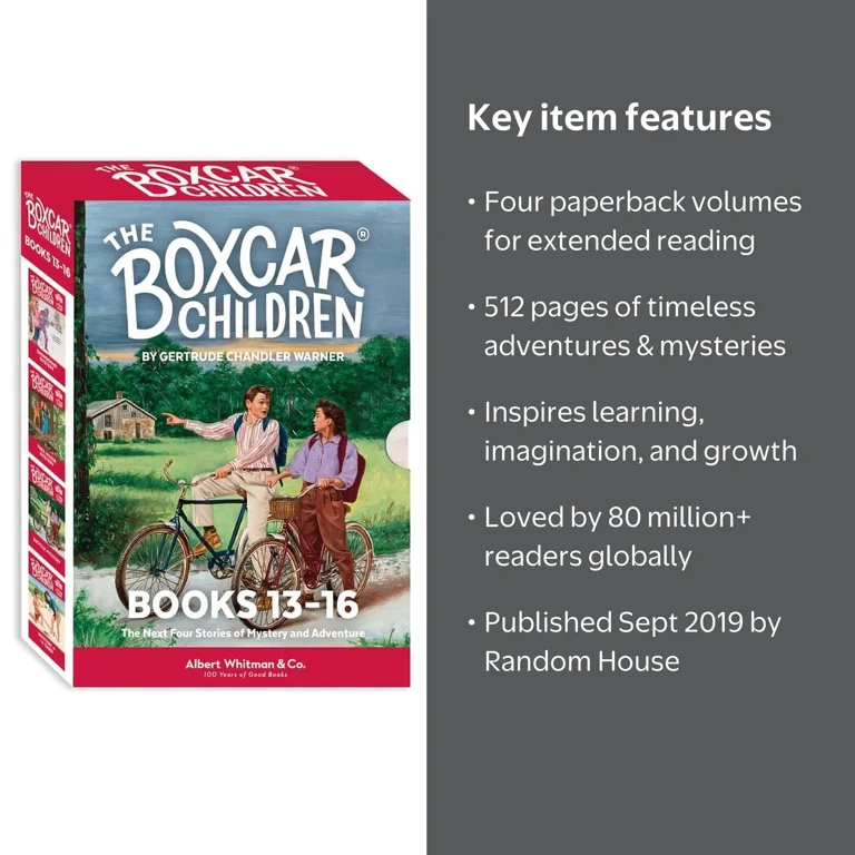 Gertrude Chandler Warner, Boxcar Children Mysteries, 13-16