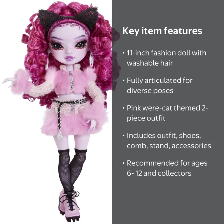 Walmart Exclusive Rainbow Vision Lola Wilde Were-cat Themed