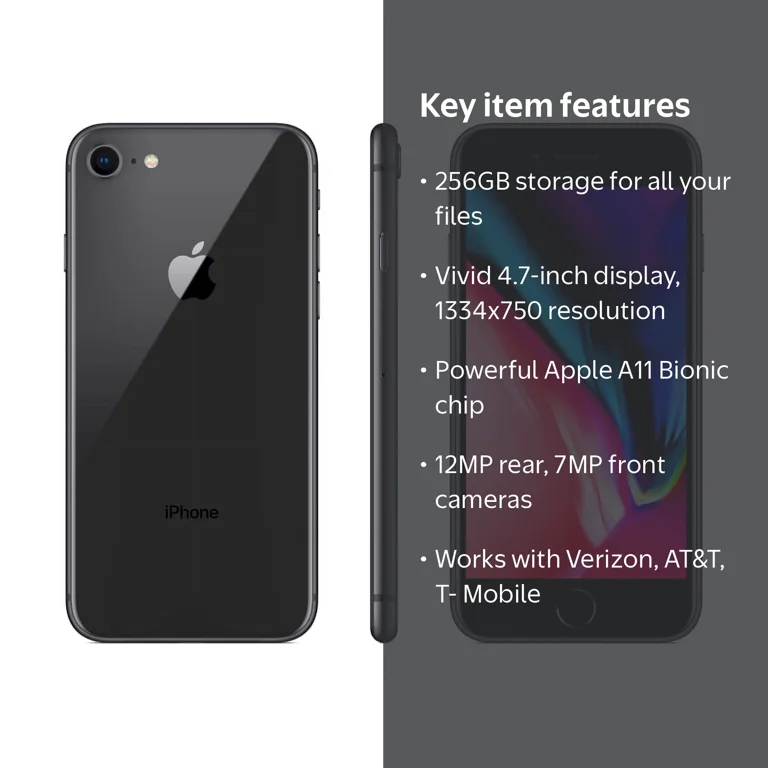 Restored Apple iPhone 8 64GB Gray (Verizon) (Refurbished