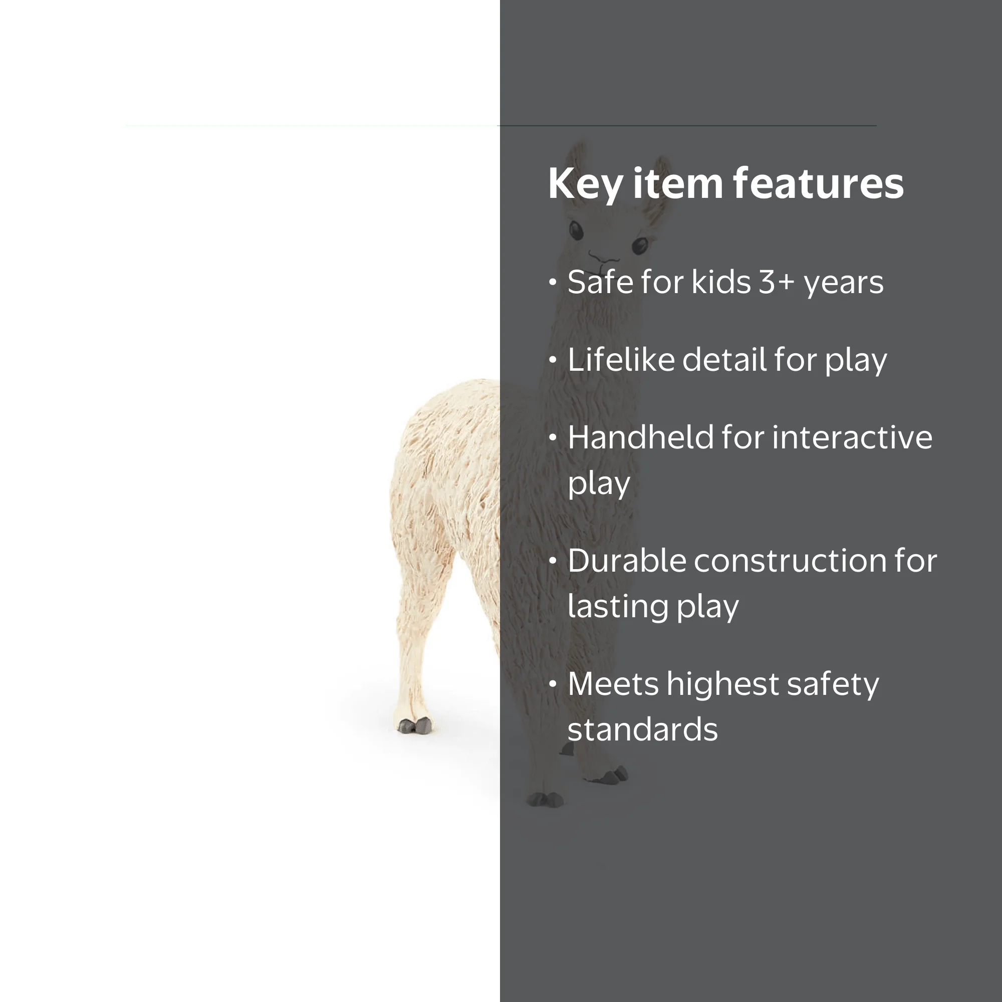 Schleich 14890 Potro De Llama – Figura De FARM WORLD De 2 X 5 X 7 Cm, A Partir De 3 Años