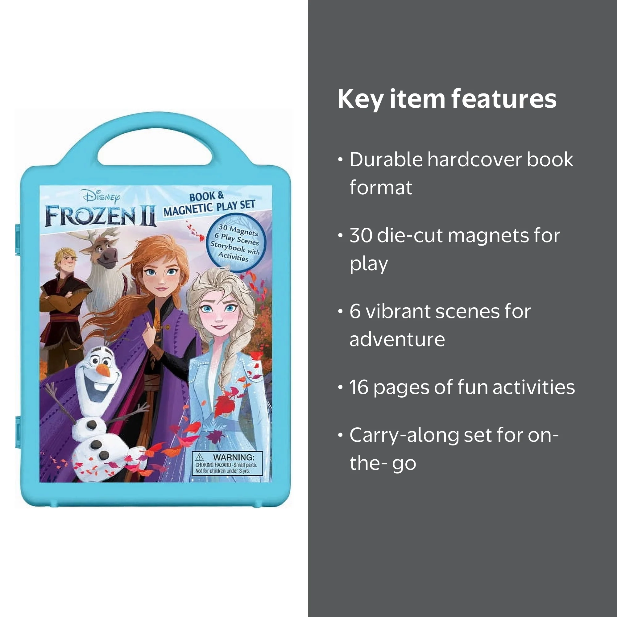 Disney, Frozen 2 Magnetic Play Set, Hardcover, Frozen adventure