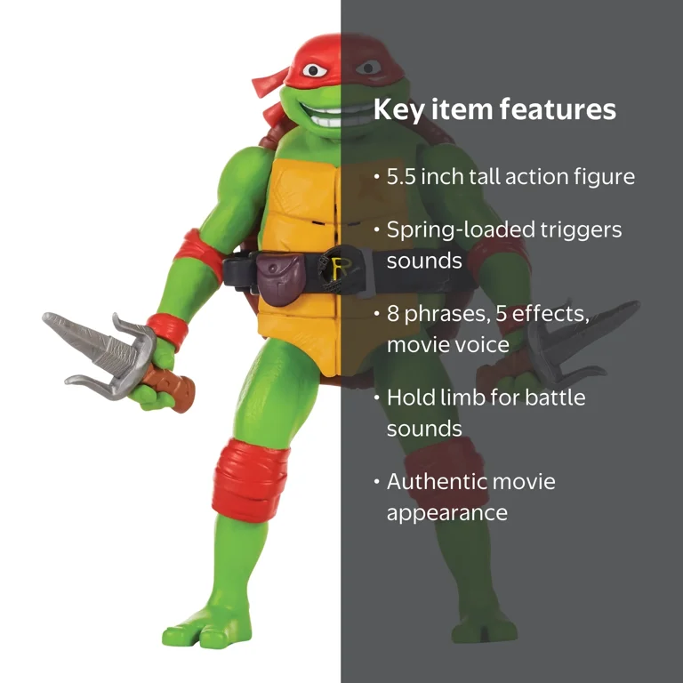 Teenage Mutant Ninja Turtles: Mutant Mayhem 5.5” Raphael Deluxe