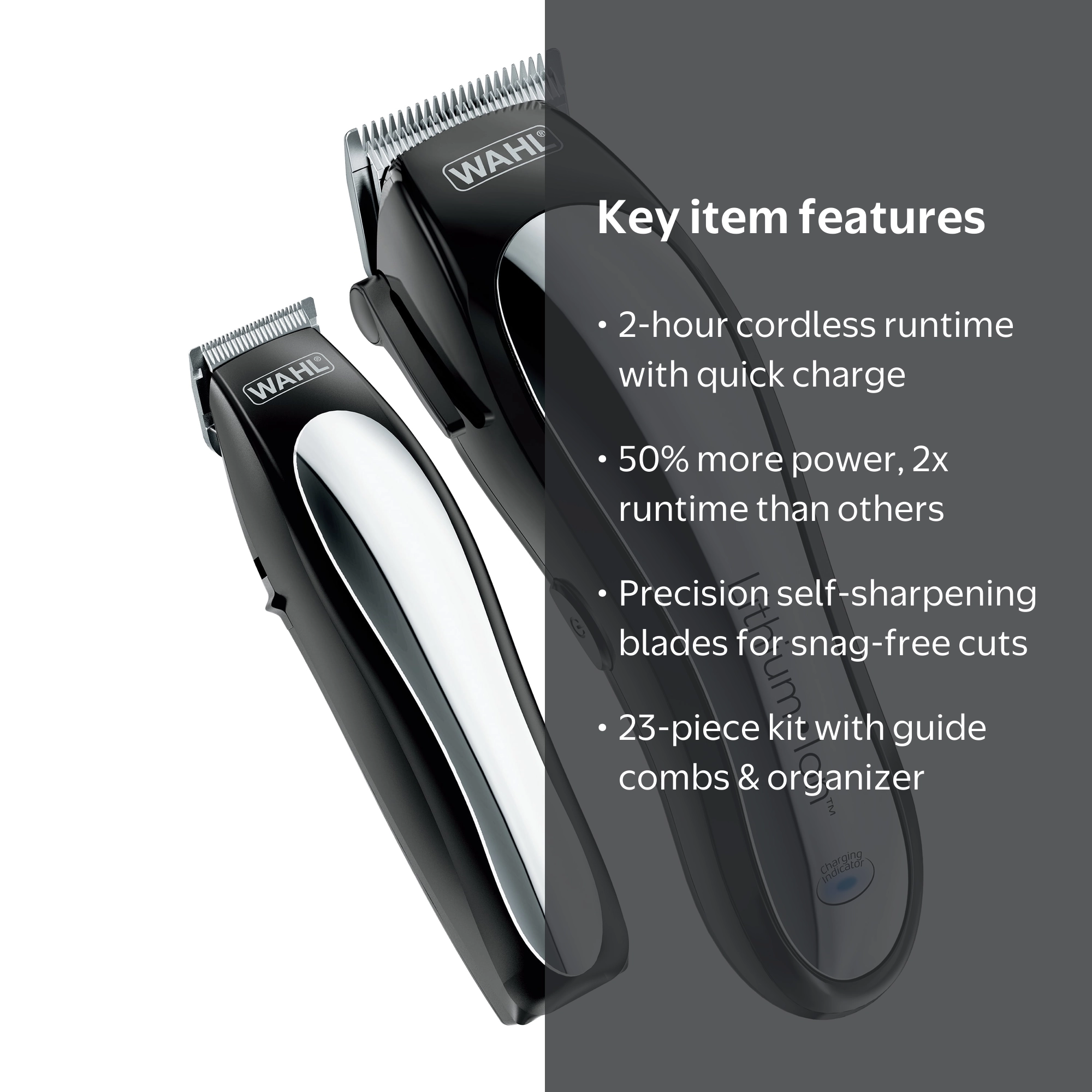 Wahl Lithium Pro Cordless Hair Clipper & Touch up Kit