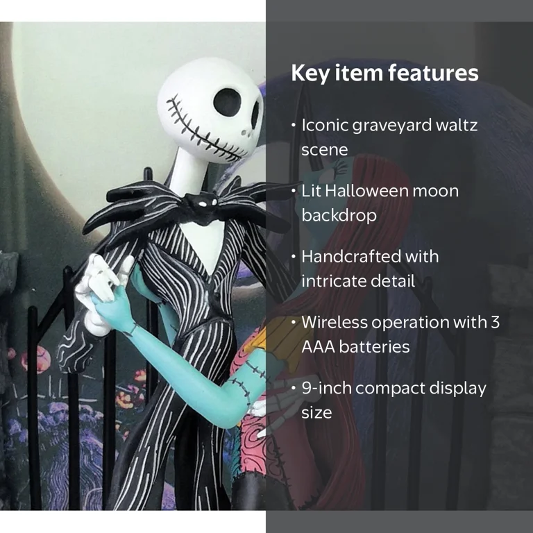 ✿ELM❀　美品　SWANY　スワニー　D-157　ティノ・サコ Disney Showcase Nightmare Before Christmas Jack and Sally Dancing