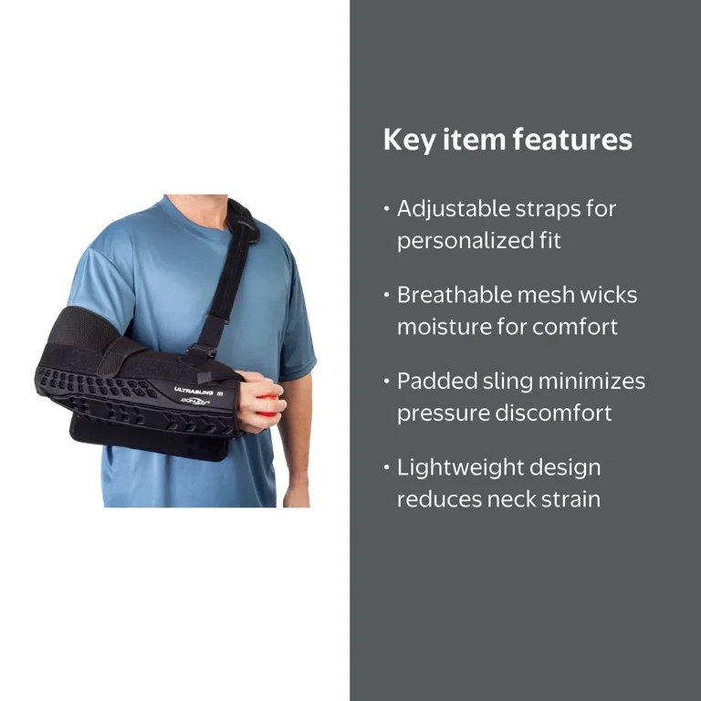 DonJoy UltraSling III Shoulder Brace – Immobilizer Sling for