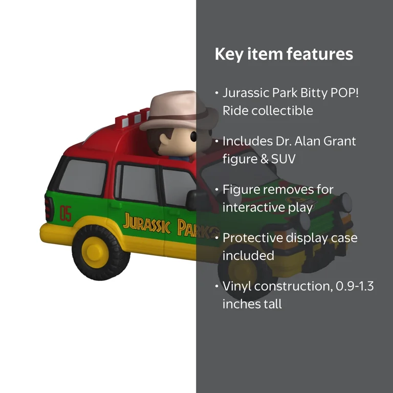 Funko Bitty POP! Ride: Jurassic Park - Dr. Alan Grant and Jurassic