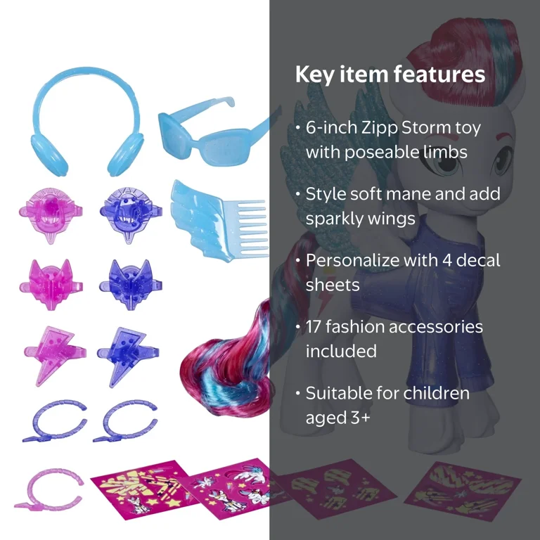 mlp My Little Pony: Zipp Storm Sparkle Adventures with Friendship Mark