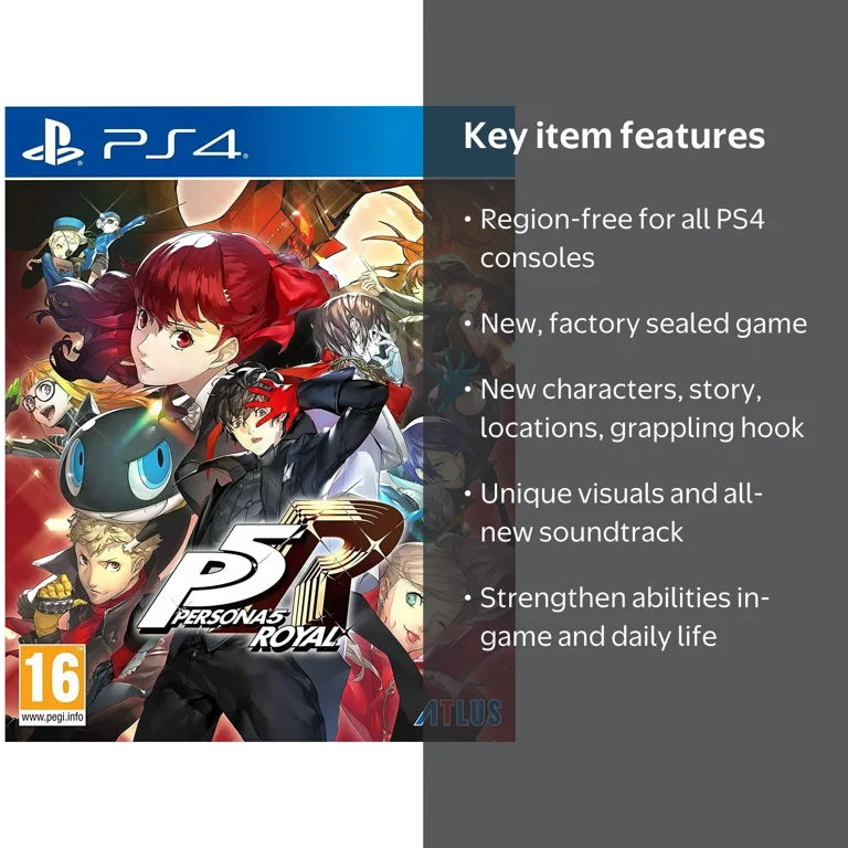 Persona 5 Royal Edition PS4 Game - New Characters, Story Arc