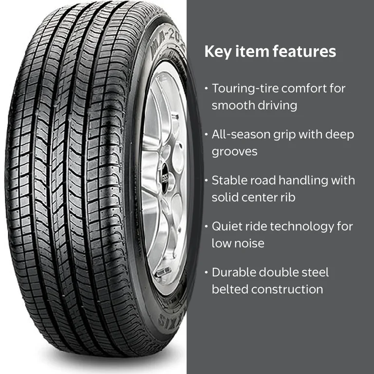 Free Shipping! Maxxis MA-202 All Season Center Rib 195/65R14 89H