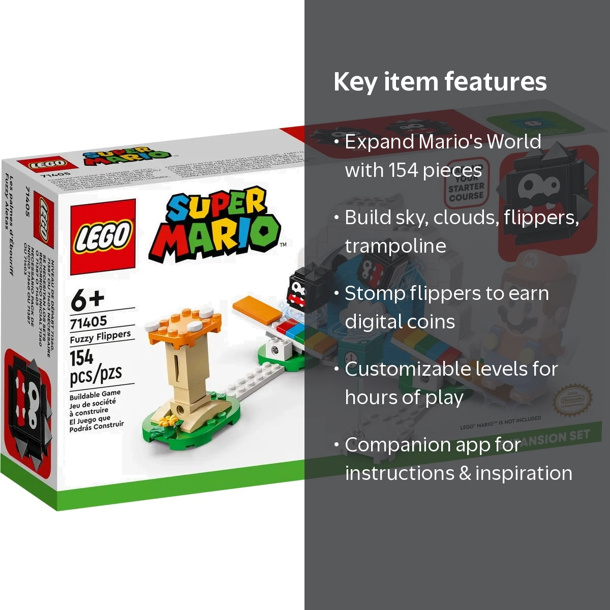 LEGO, Fuzzy Flippers Expansion Set, 71405, 154 Pieces - Walmart.com