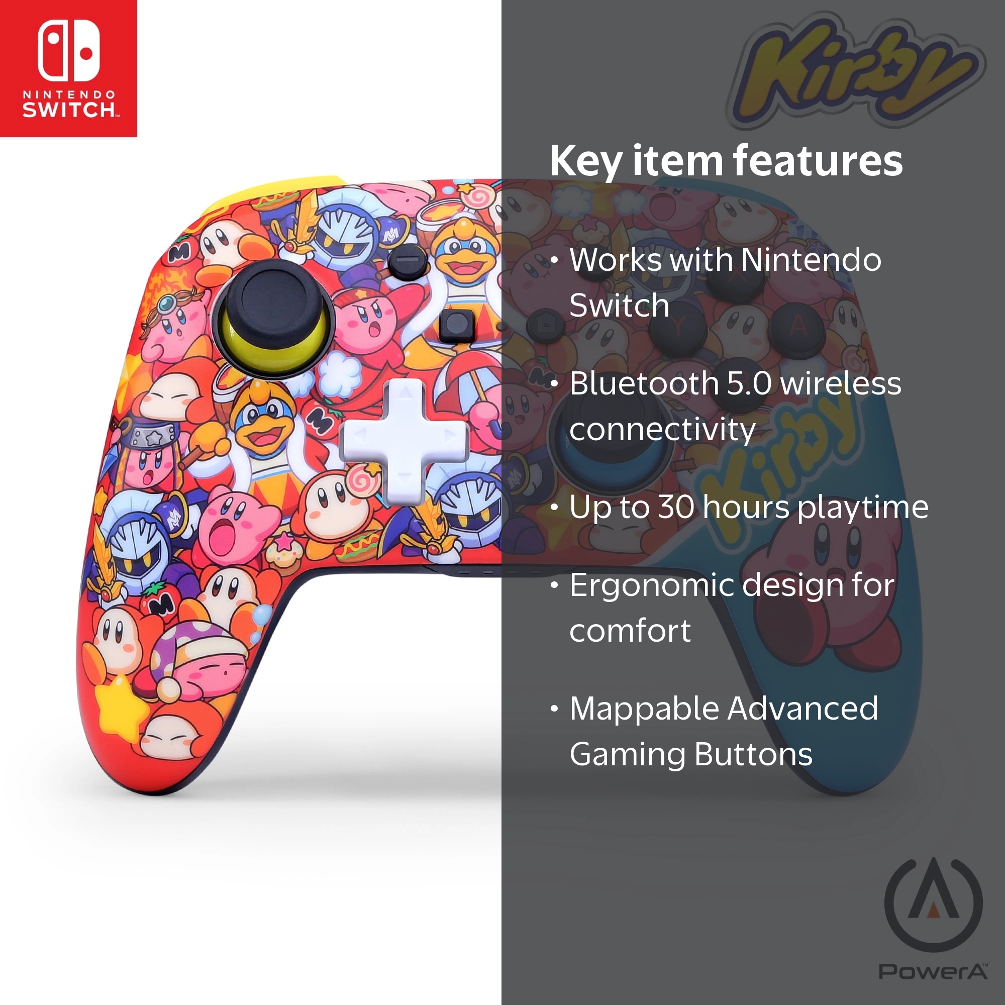 PowerA Enhanced Wireless Controller for Nintendo Switch - World of