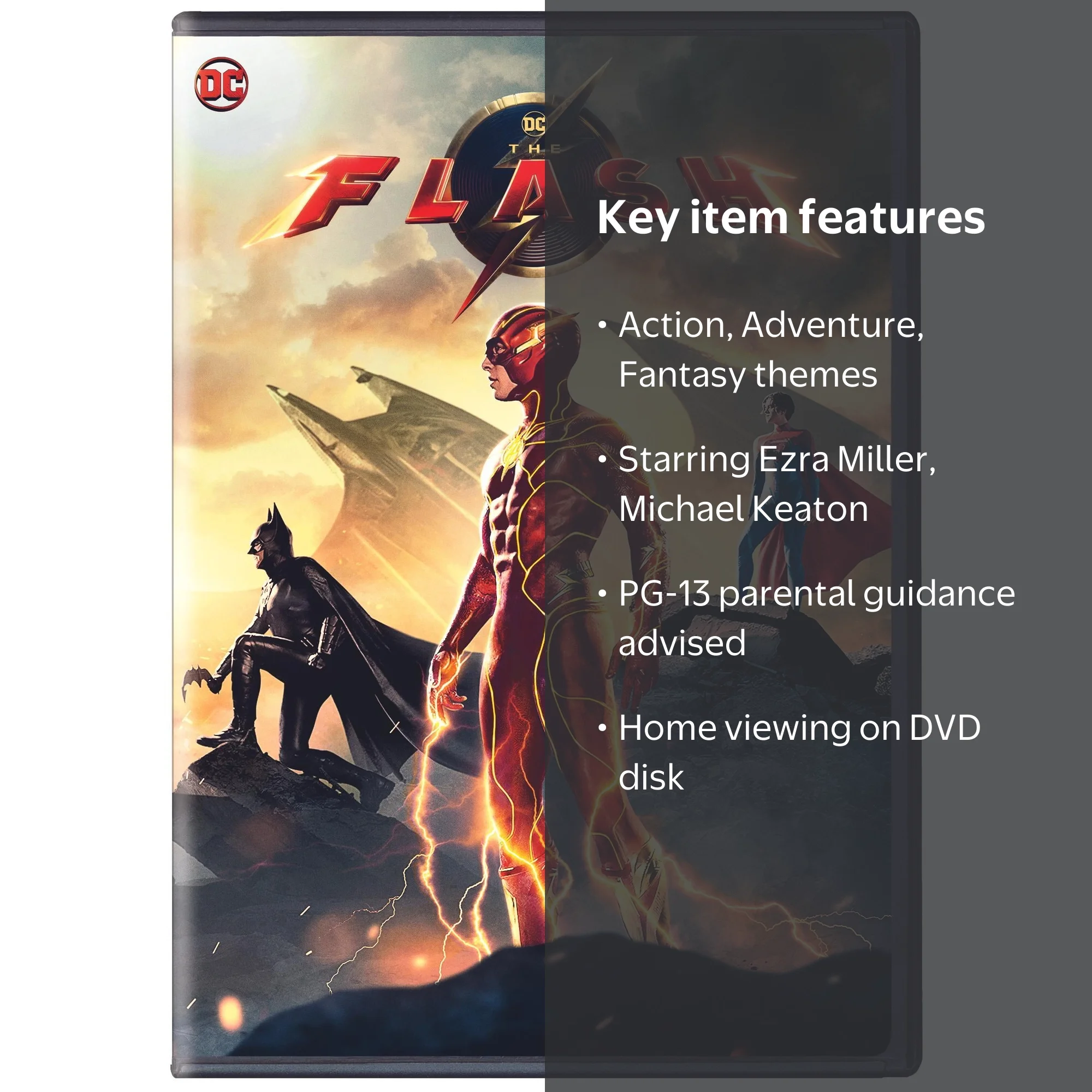 SDS The Flash 2023 DVD Action Adventure Fantasy Superpowers Time