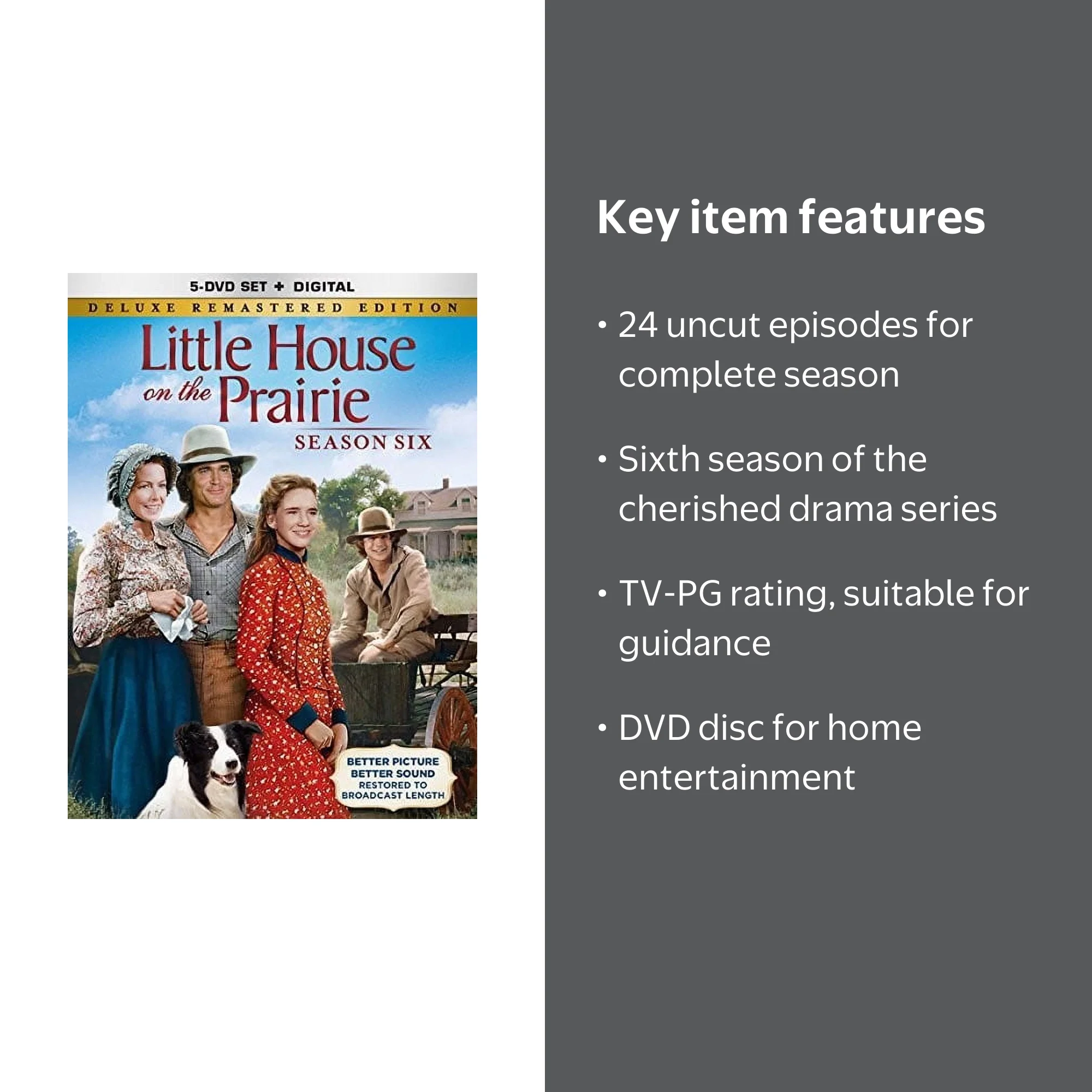 Little House on the Prairie: Season Six (DVD) - Walmart.com