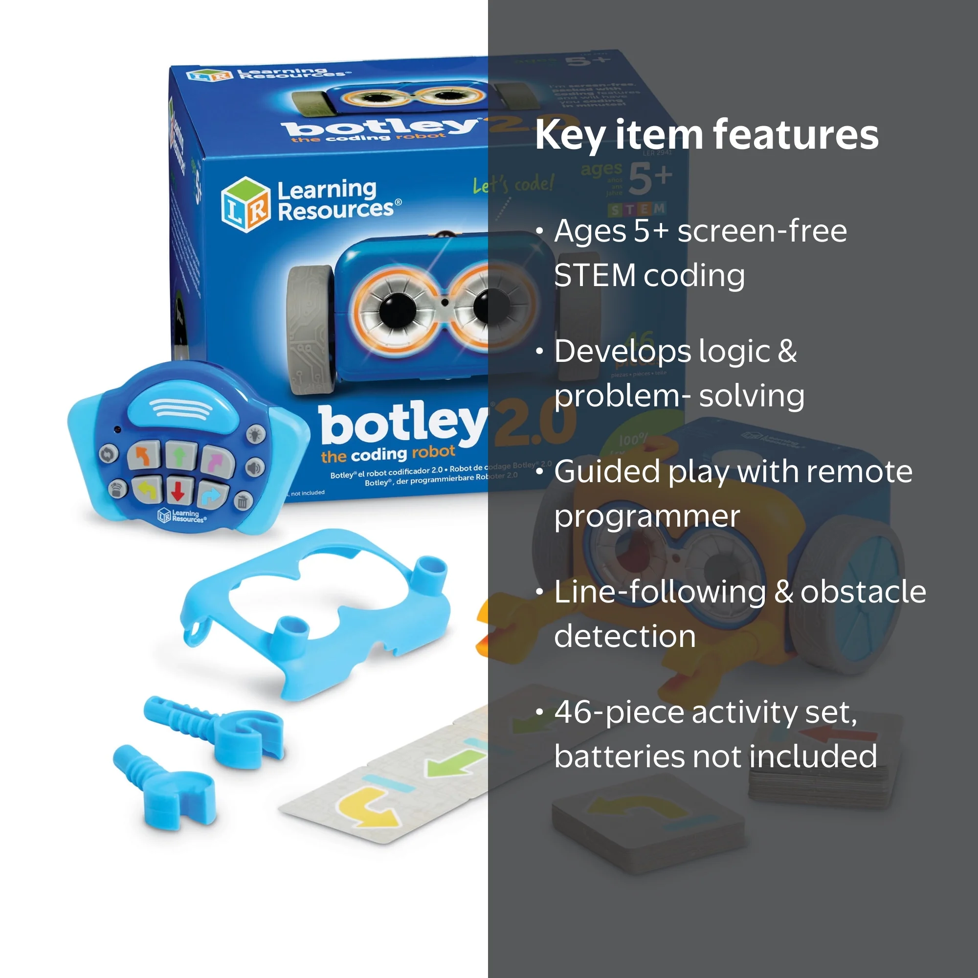 Learning Resources Botley the Coding Robot 2.0 - Code Games for
