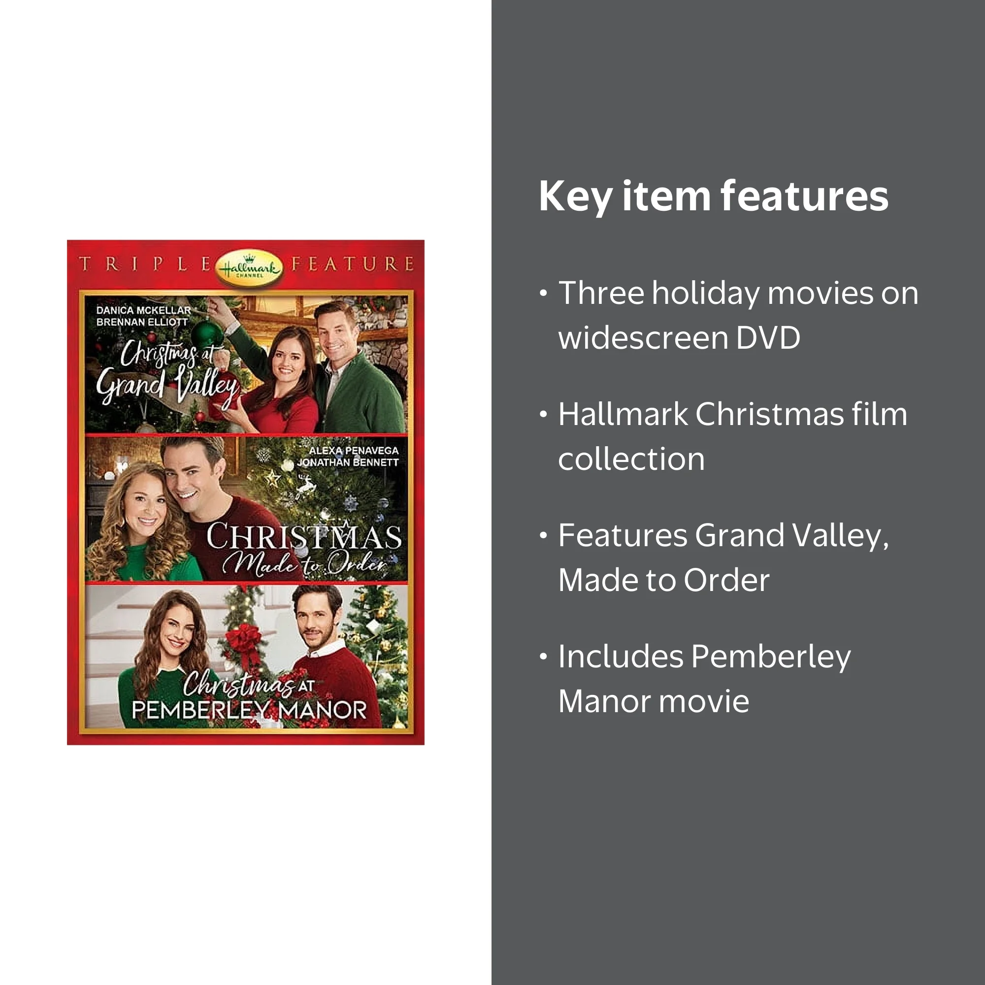 その他 Hallmark Event Collection [DVD] Hallmark Holiday Collection DVD, Triple Feature: Christmas at