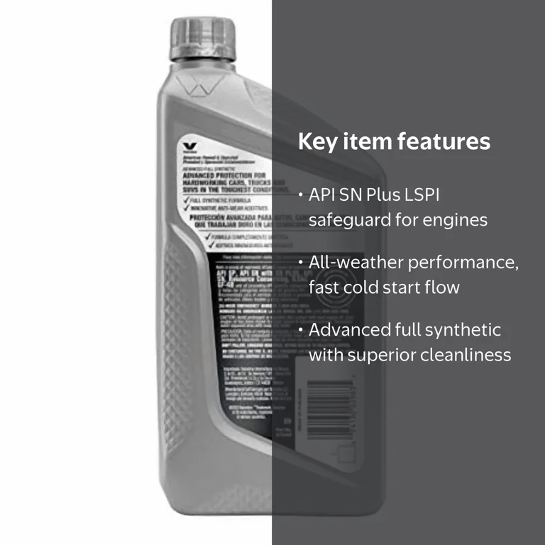 Valvoline Advanced Full Synthetic SAE 0W-16 Motor Oil 1 QT