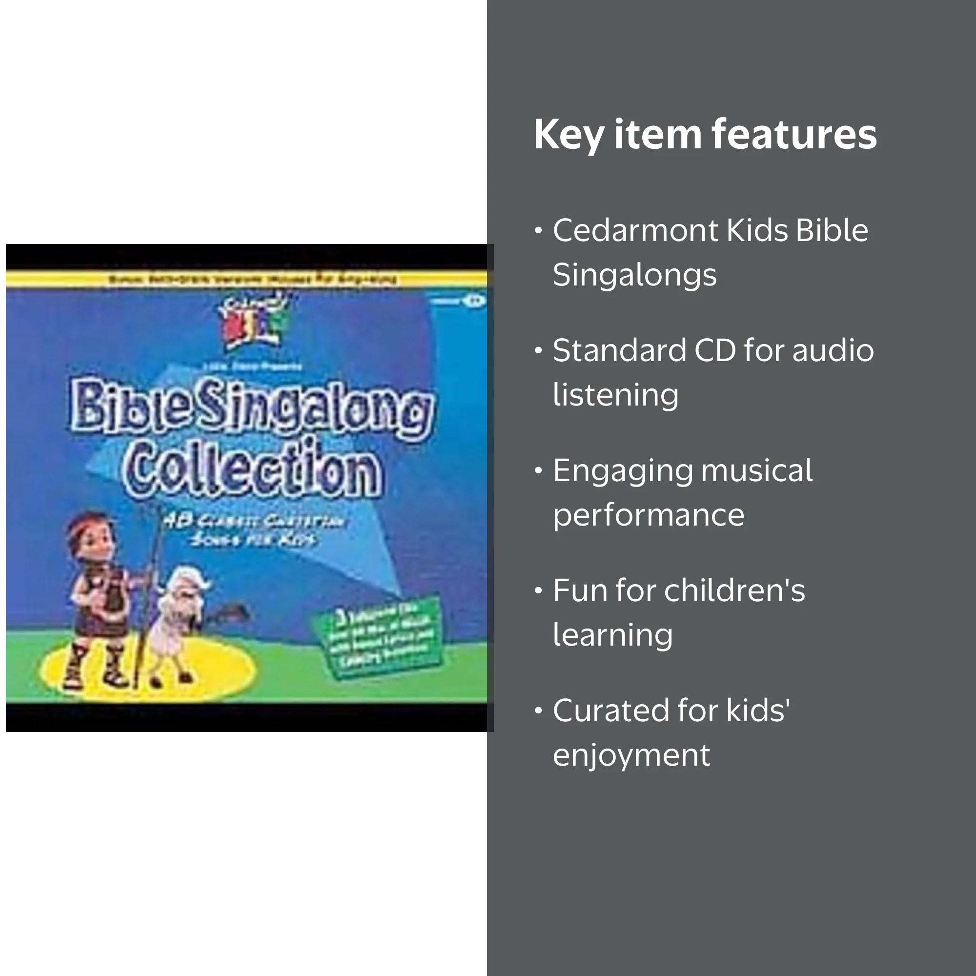 Cedarmont Kids - Bible Singalong - Music & Performance - CD