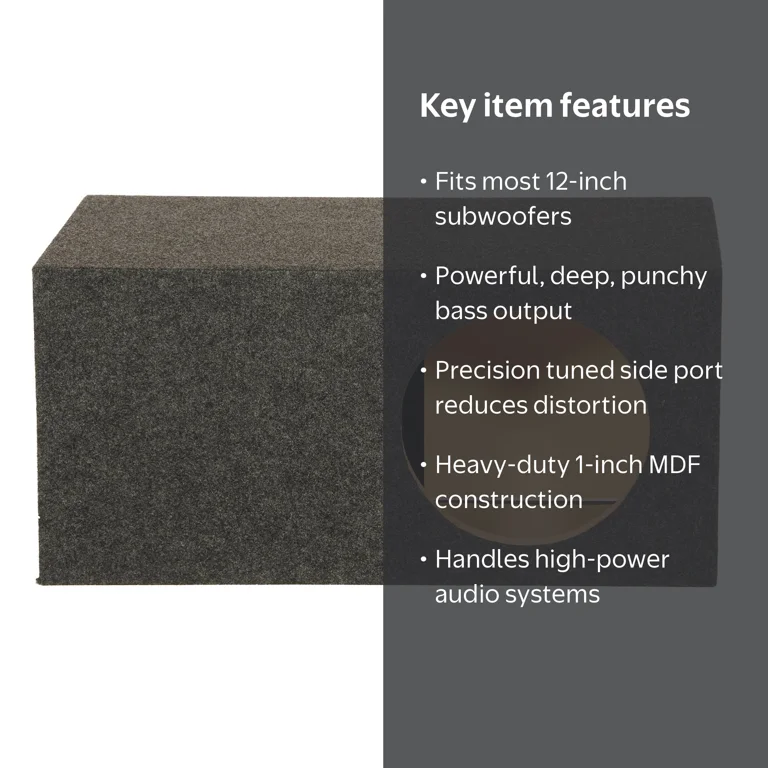 QPower, Subwoofer Enclosure, 12