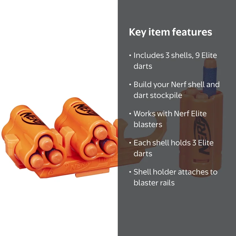 NERF ELITE SHELL UPGRADE KIT - Walmart.com