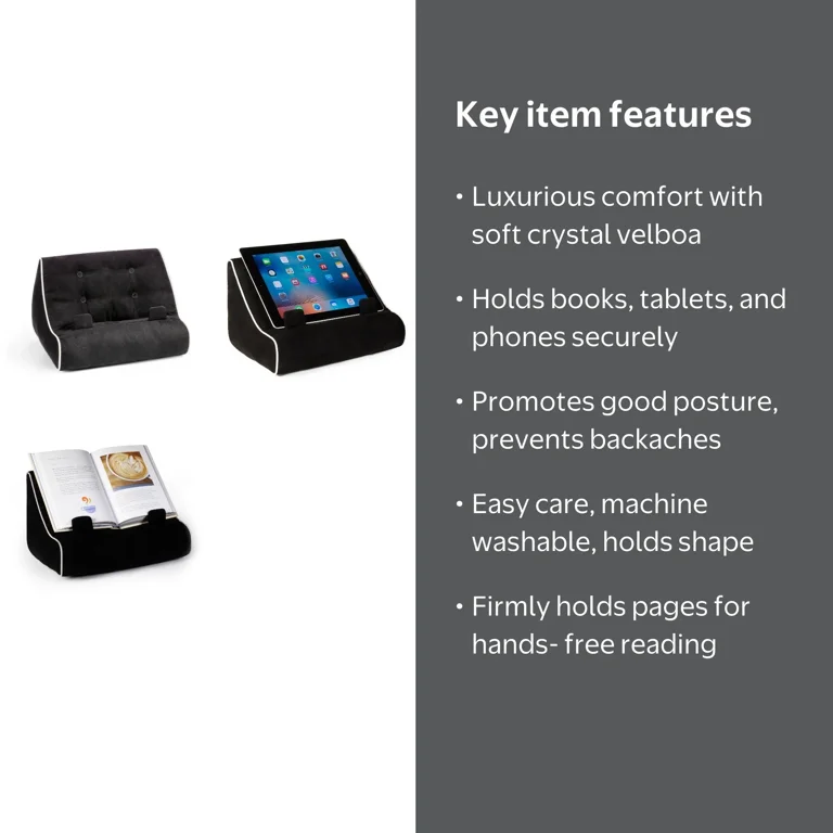 Thinking Gifts - Book Couch, Tablet/iPad Rest Pad, Lap Holder for