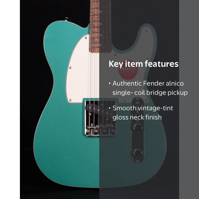 Squier Classic Vibe Custom Esquire Electric Guitar, Laurel