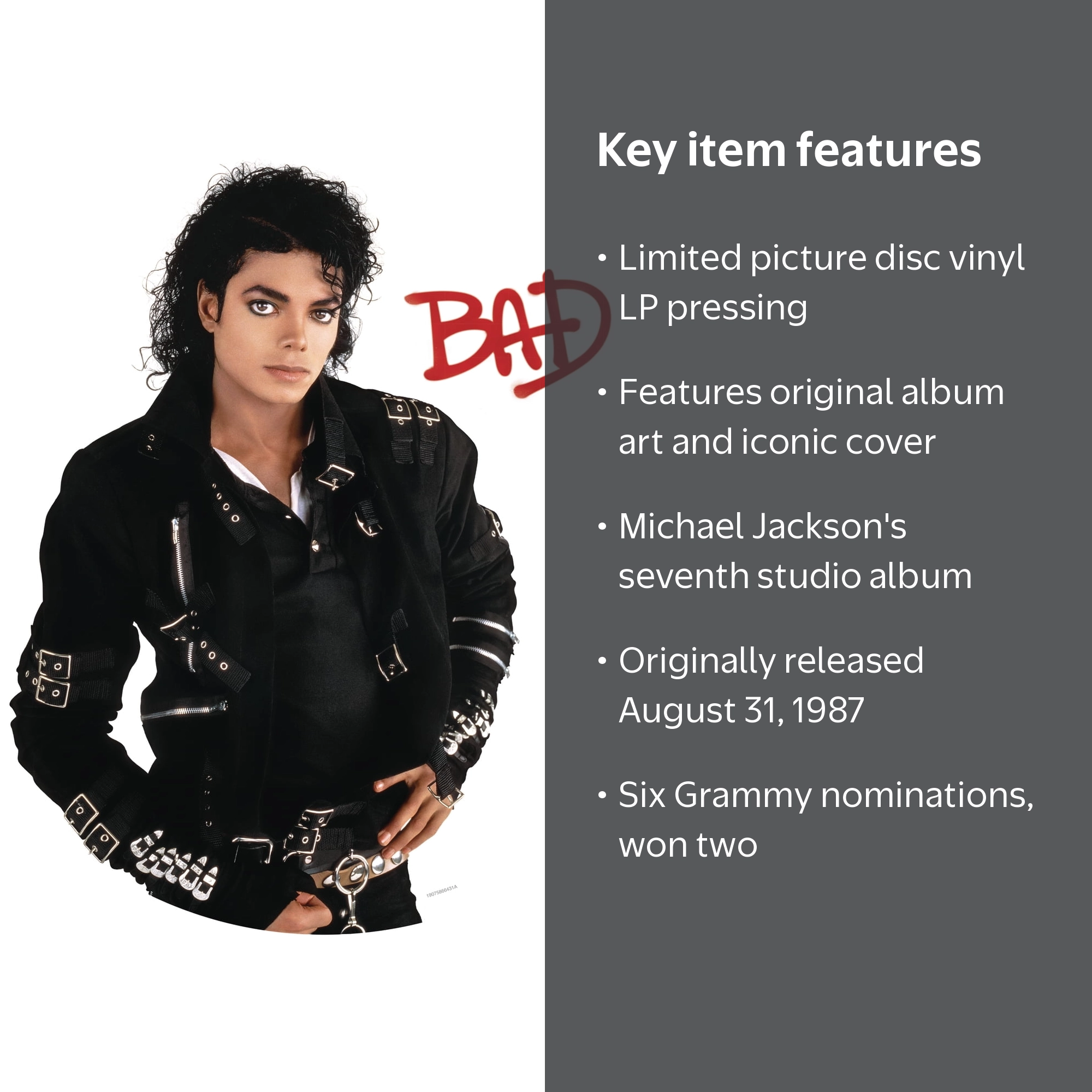 Michael Jackson - Bad - Music & Performance - Vinyl Record