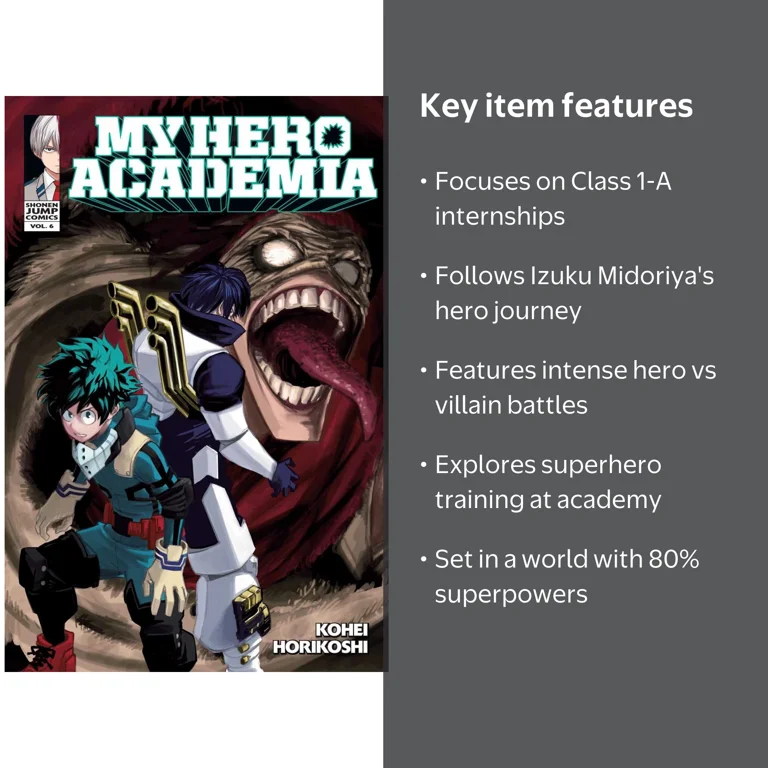 Kohei Horikoshi, My Hero Academia, Vol. 6 Paperback, English