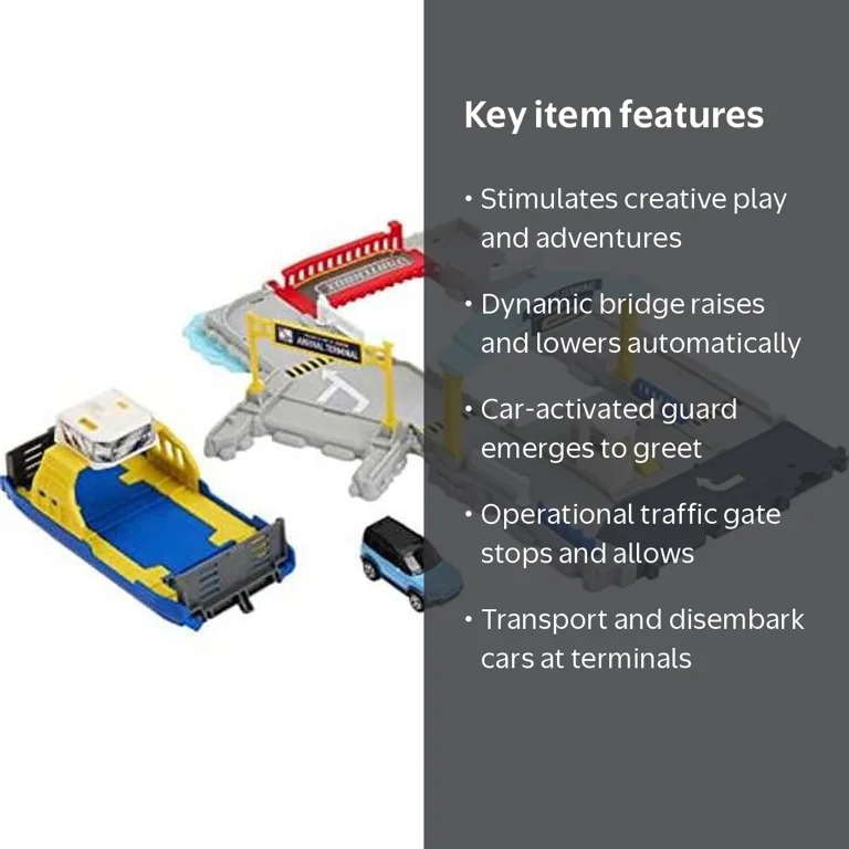 Mattel, Matchbox Kids Action Drivers Ferry Port Vehicle Playset