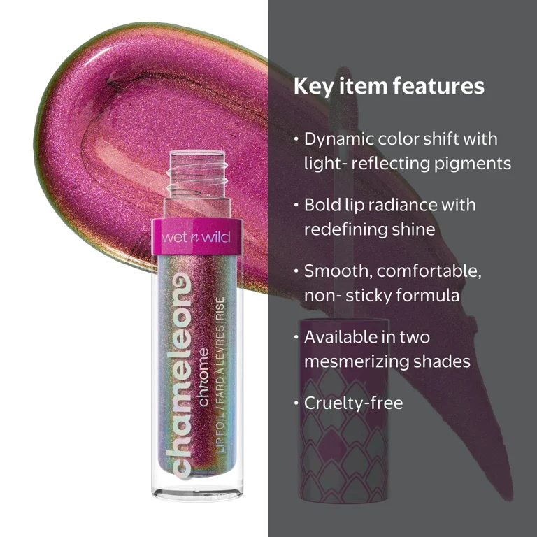 wet n wild Chameleon Chrome Lip Foil, Celestial Dance, Light