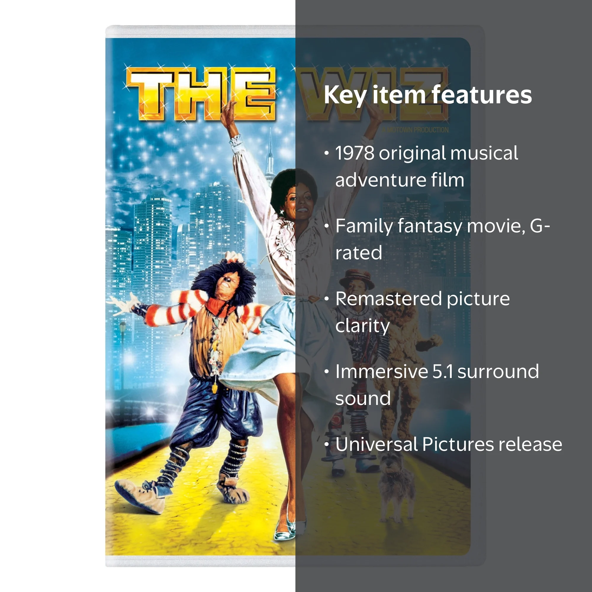 The Wiz (1978) (DVD), Musical, Univeral - Walmart.com